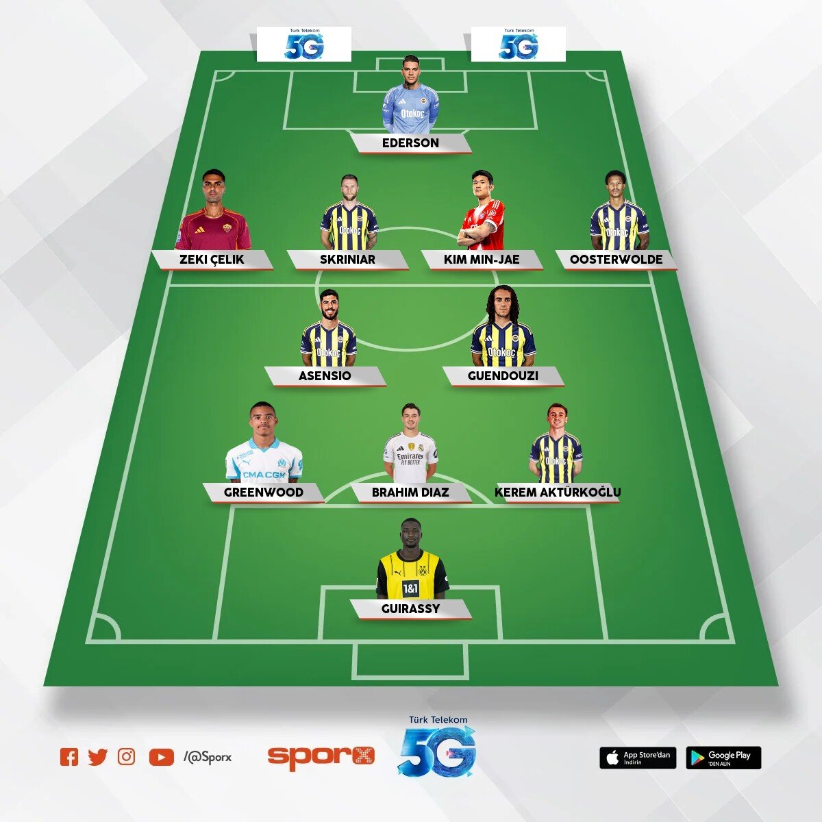 Muri� Tar�k talisca O�uz Levent adil �smail m�ld�r meastro irfan Nene 
