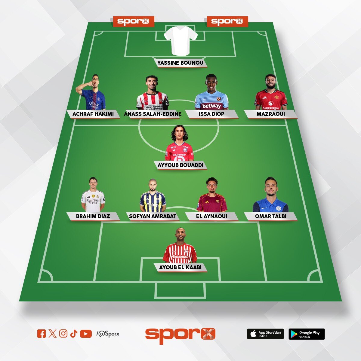 Fas vs Fransa ilk 11