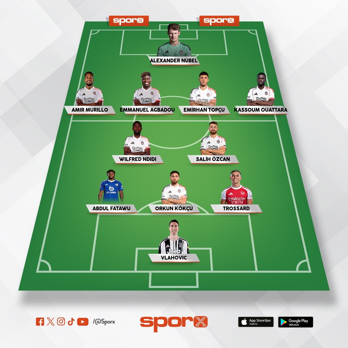 bjk �ampiyon kadro