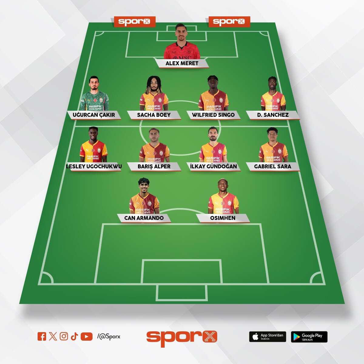 Galatasaray kadrosu VG VG