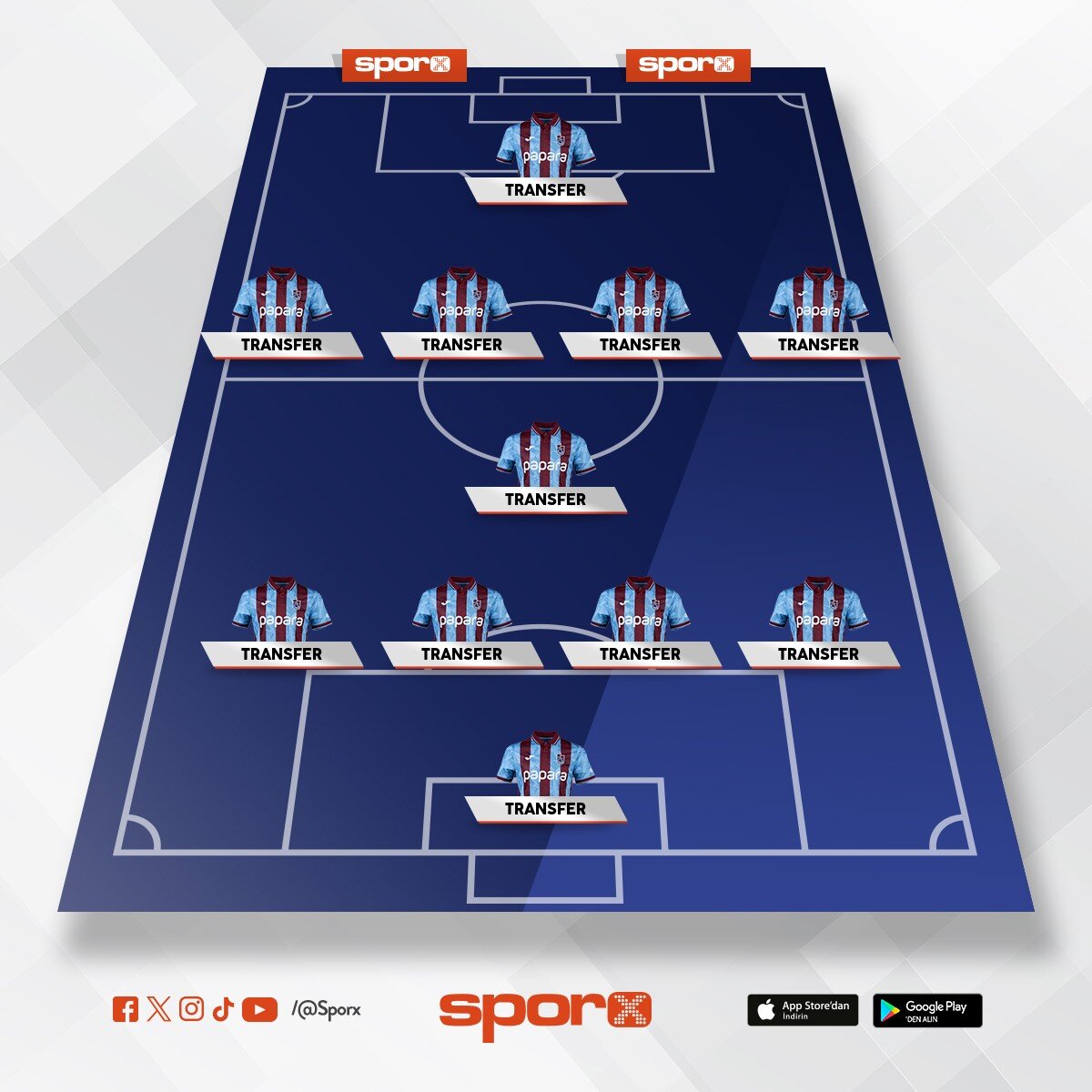 2035 Trabzonspor ilk 11'i 