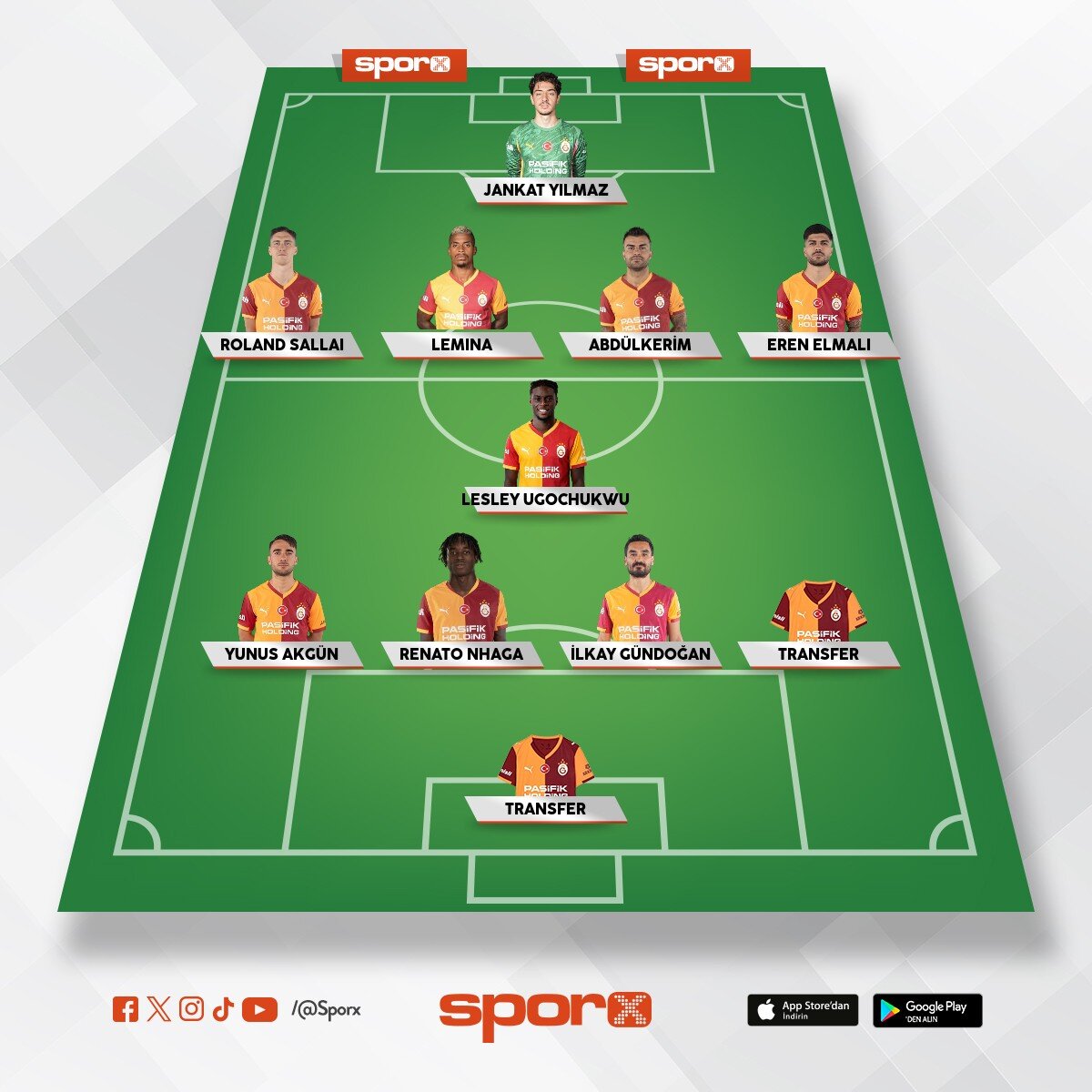 galatasaray 2. ilk 11