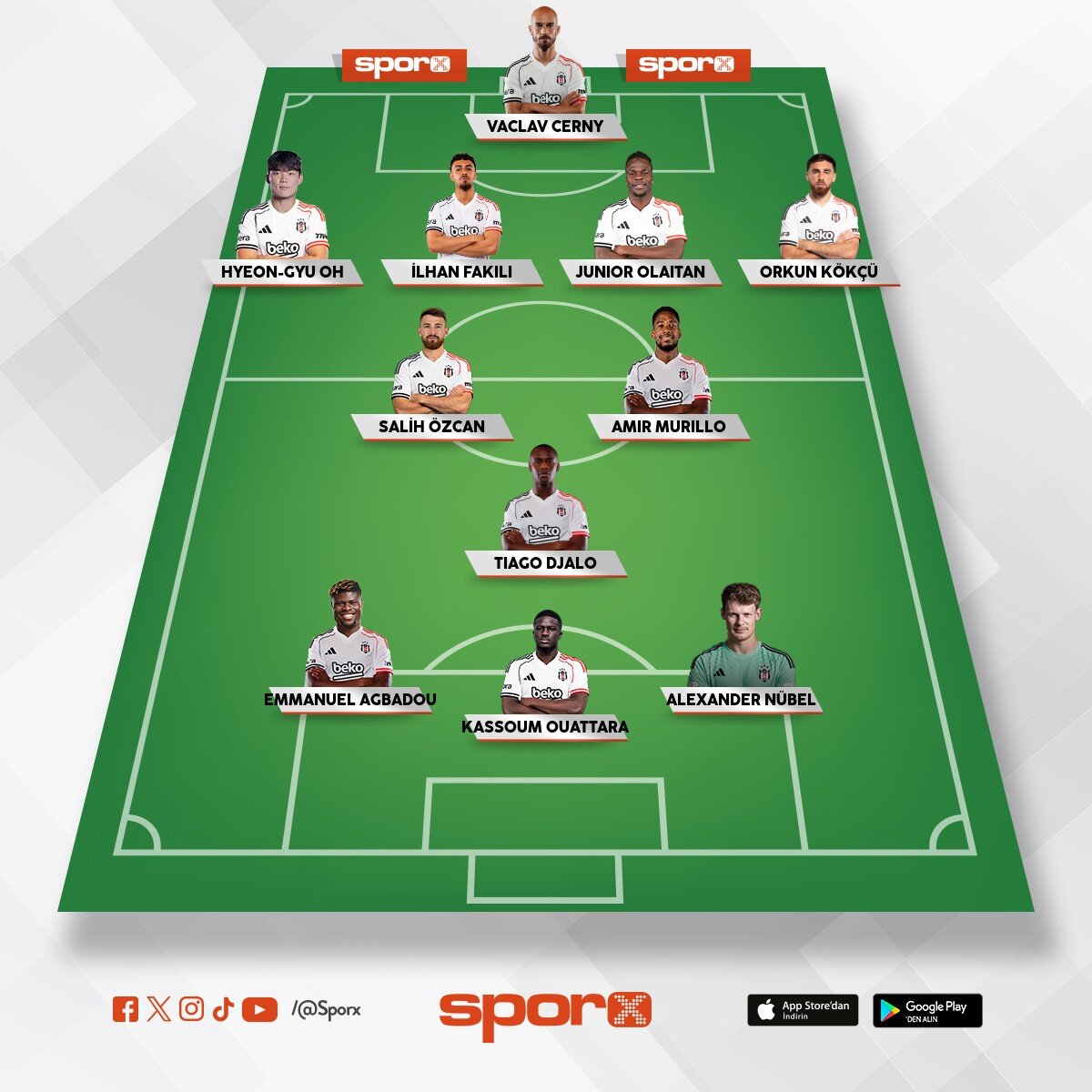 bjk ma� kadrosu