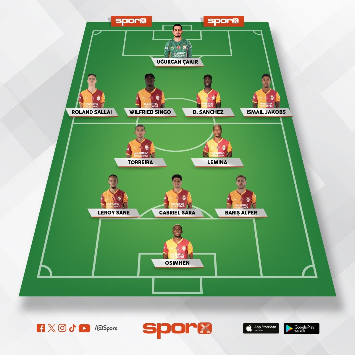 galasaray alternatif kadro