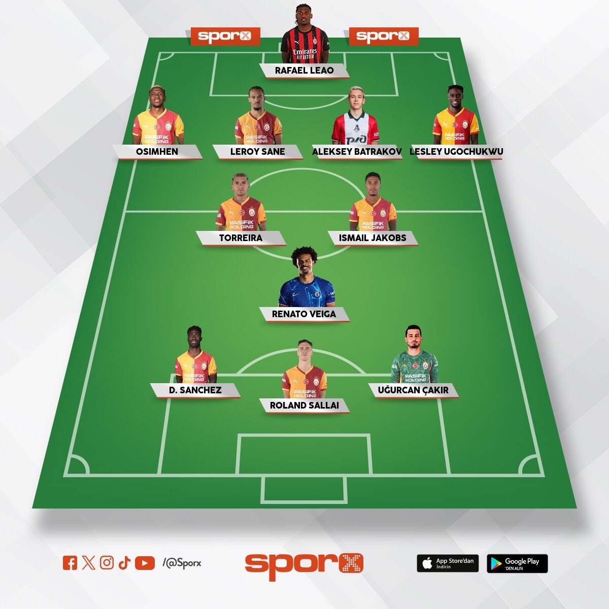 Galatasaray 
ilk 11