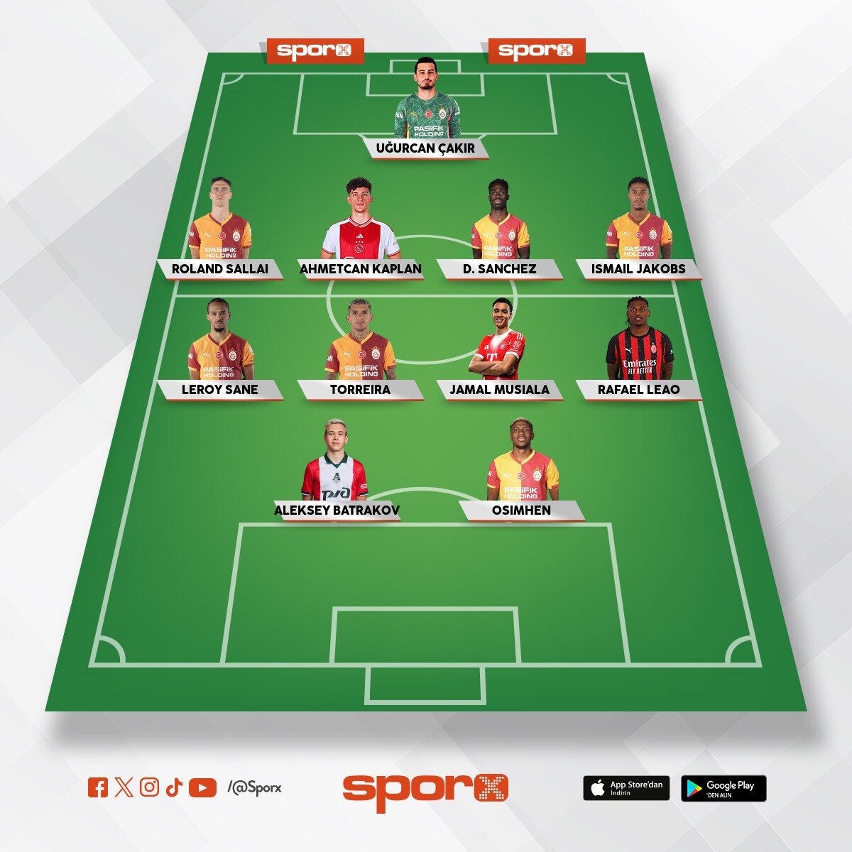 GALATASARAYIN KES�NL�LLE KURCA�I TAKIM 