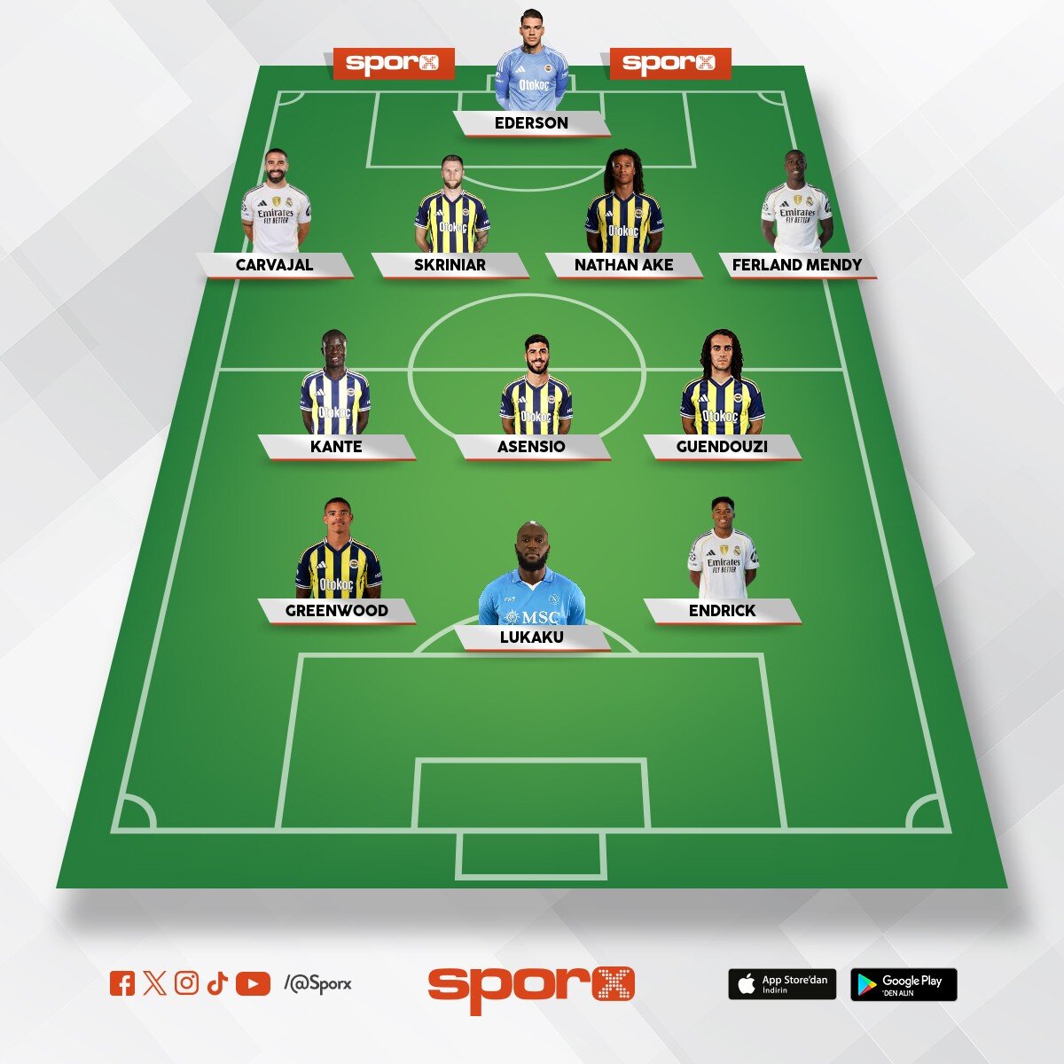 �u kadroyu kurun ve Ucl'yi al�n abi