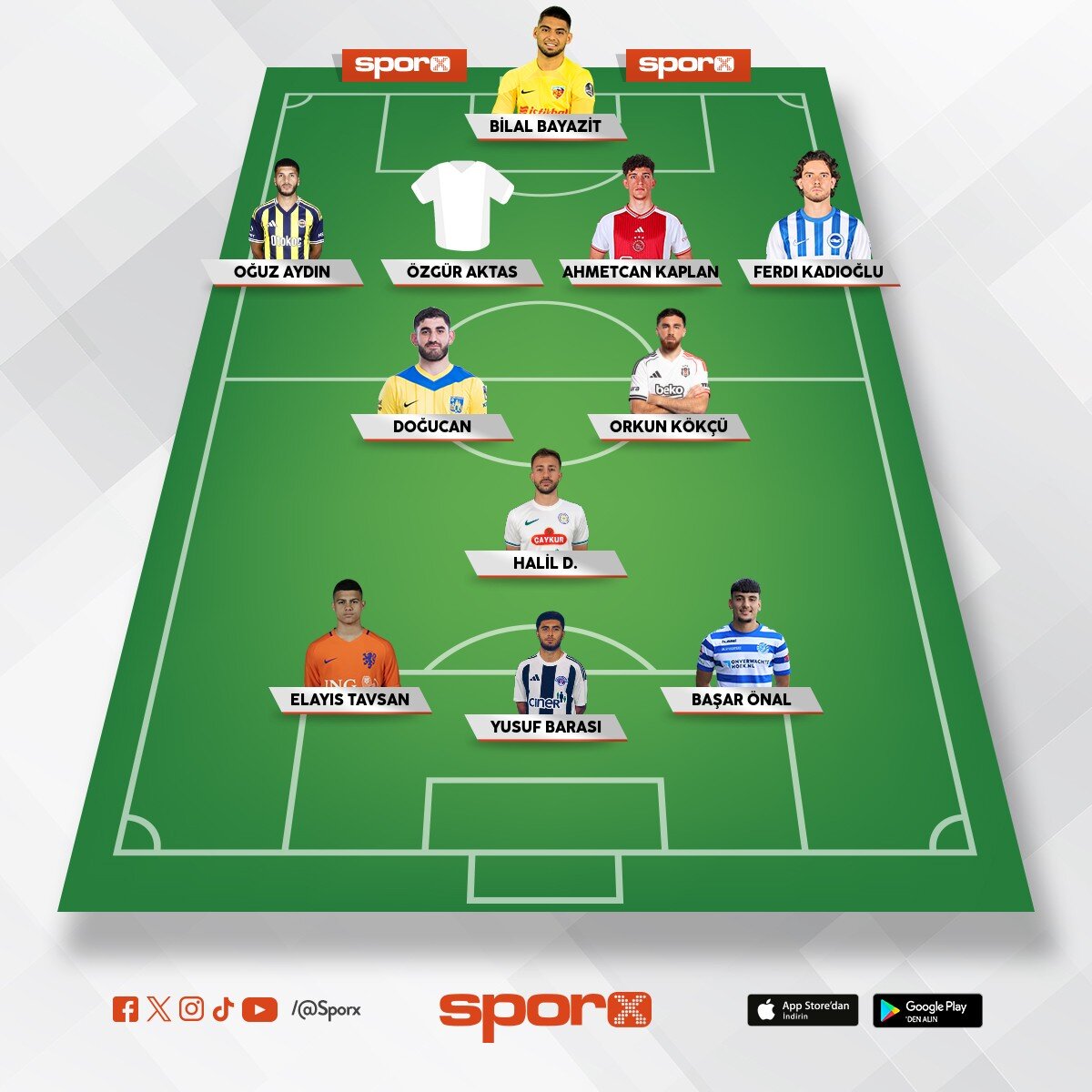 Hollanda do�umlu ilk 11