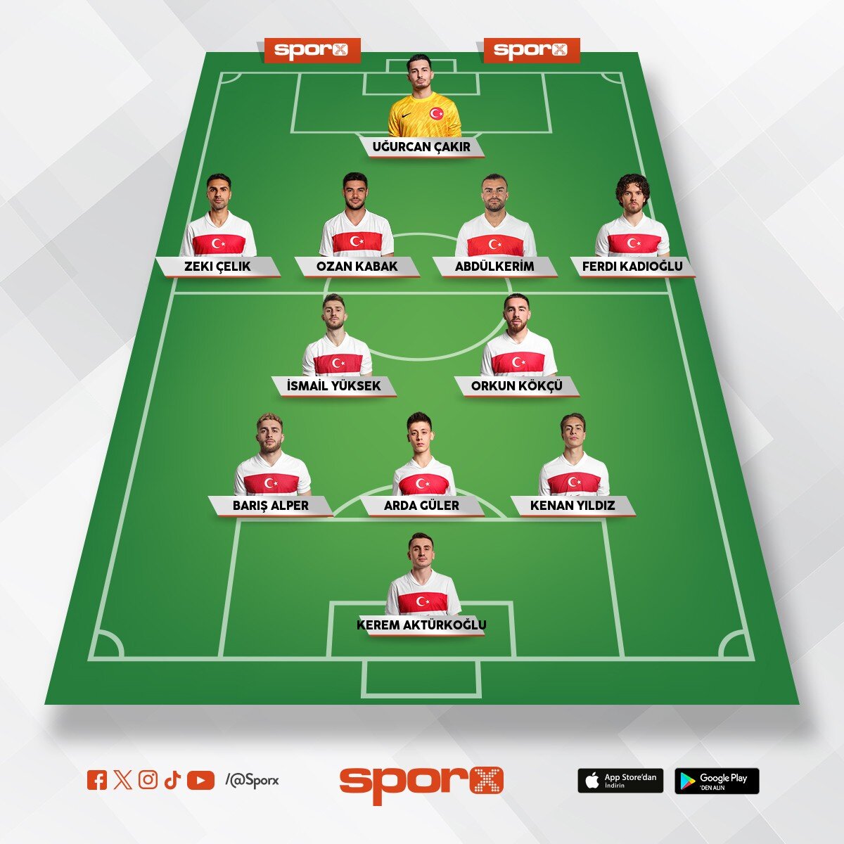 A milli tak�m ideal olmayan 11