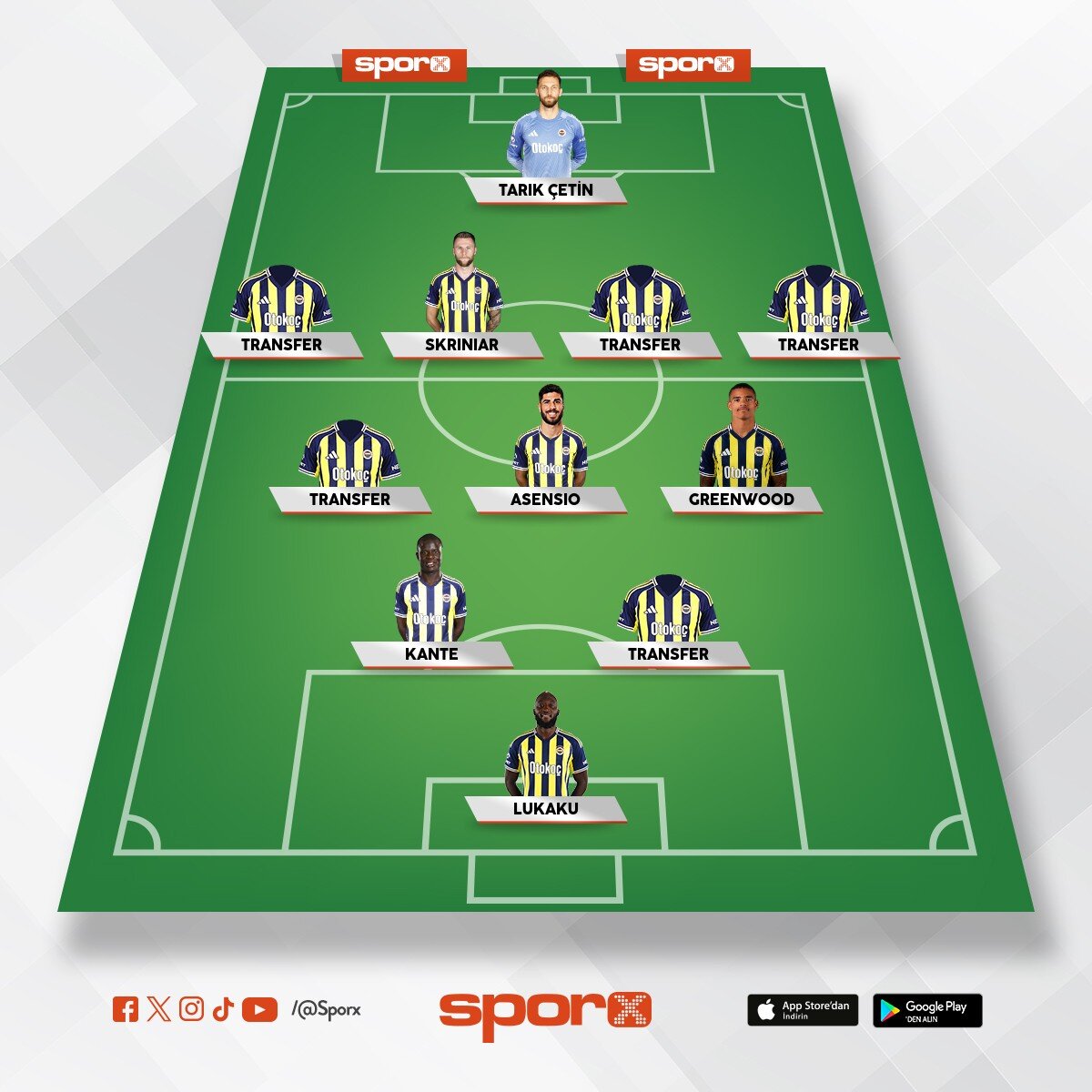 5 tane sa�lam transfer laz�m 