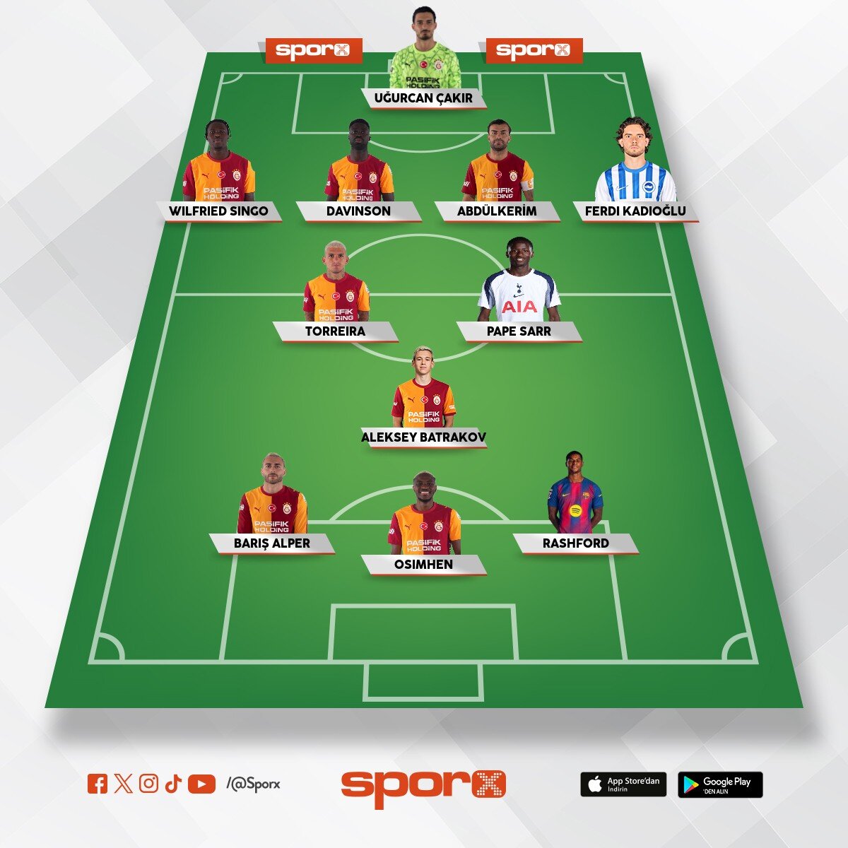 Jacobs ile Lemina�y� g�nder, bunlar� al