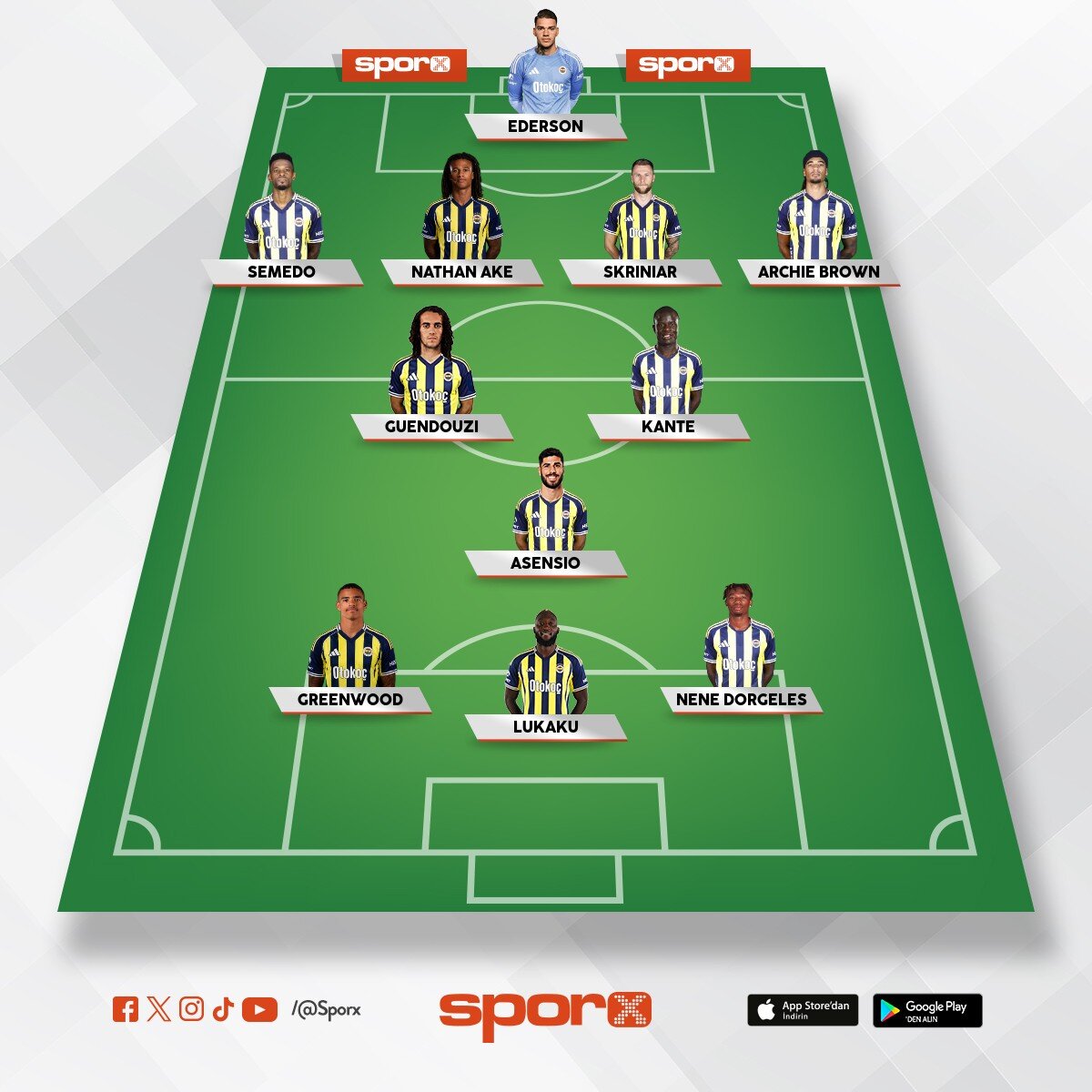 LYON ilk 11. Talisca giredebilir.