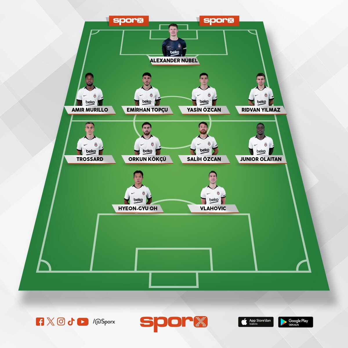 BJK M�Z�N KADROSU