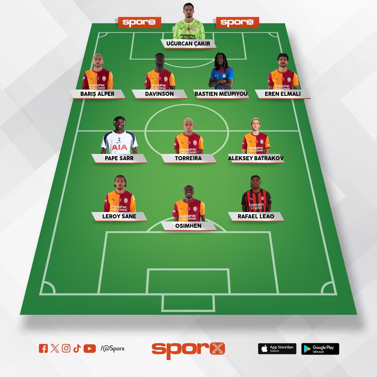 4-3-3 sistemine ge�mek i�in Oape Sar �art 