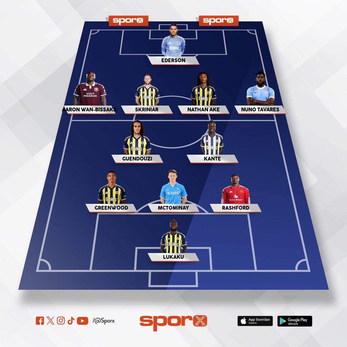 12+2, Vedat T�rk. Yedekler (Asensio, Oppong, u23 forvet)