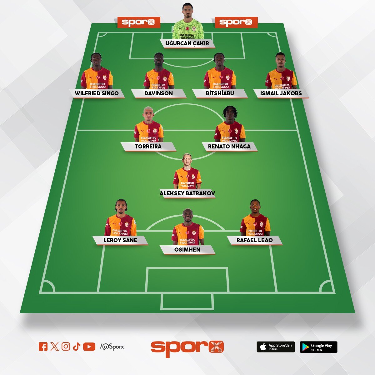 Galatasaray lizbon ilk11