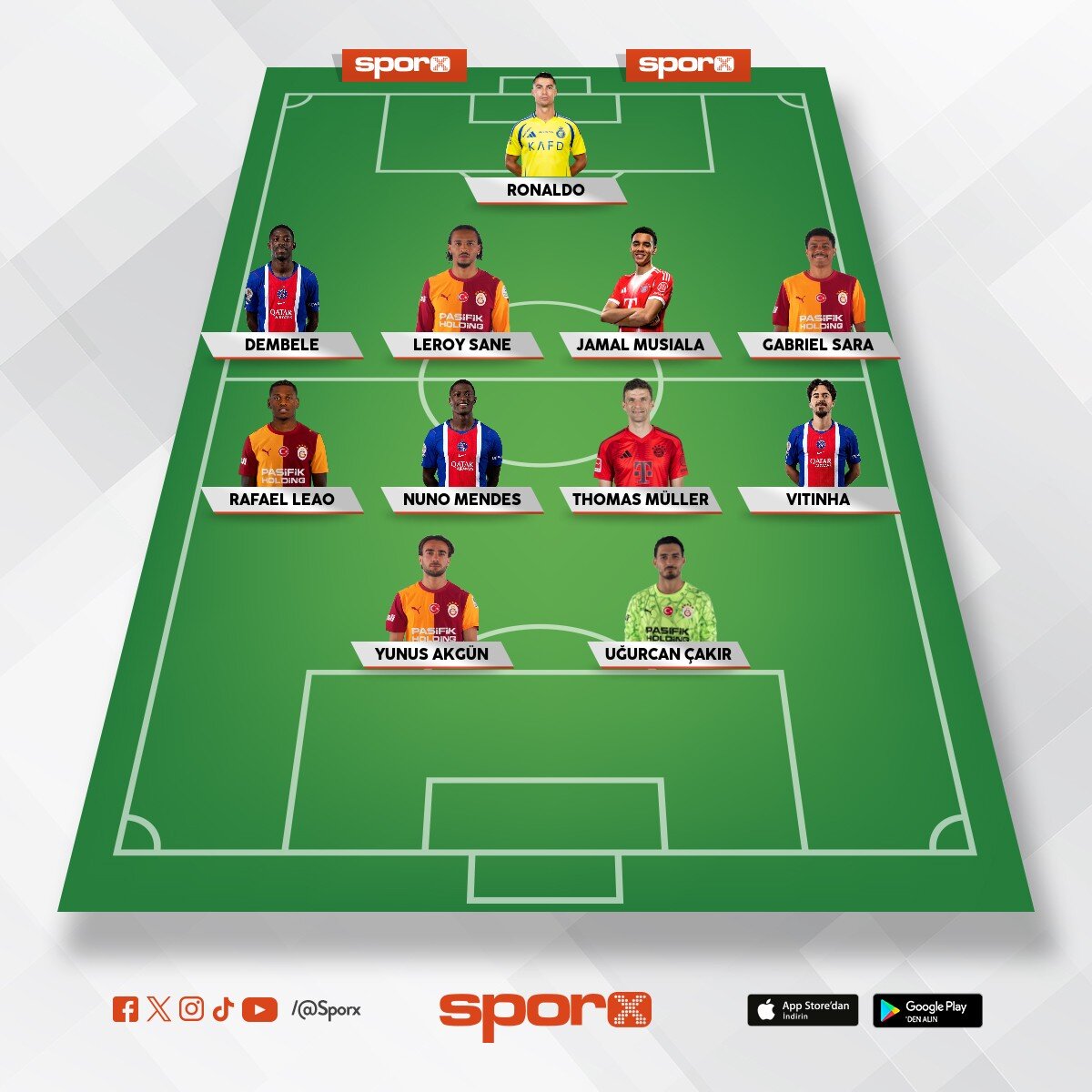 Galatasaray efsane kadro