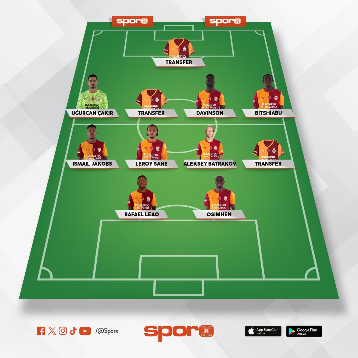Galatasaray'�n 11