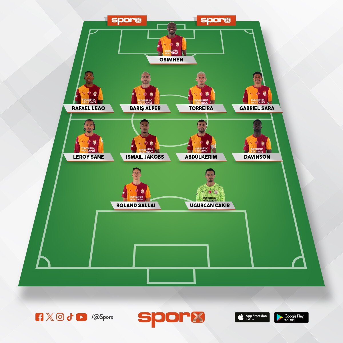 Galatasaray �lk 11