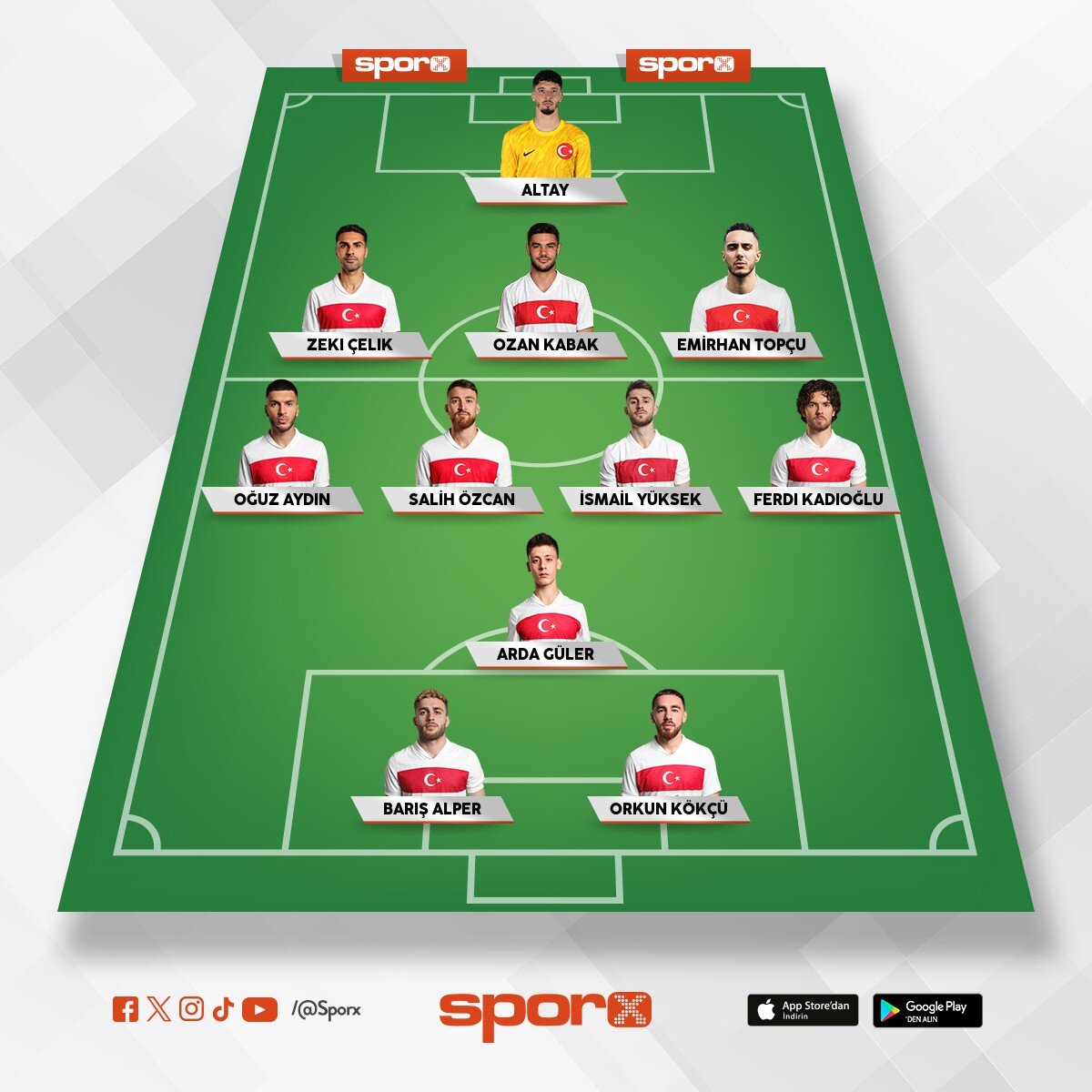 A milli tak�m ideal olmayan 11