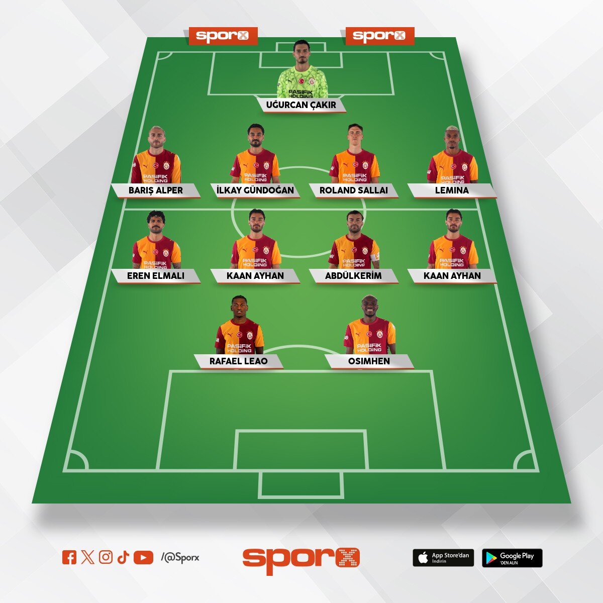 4-4-2 Galatasaray Cimbom