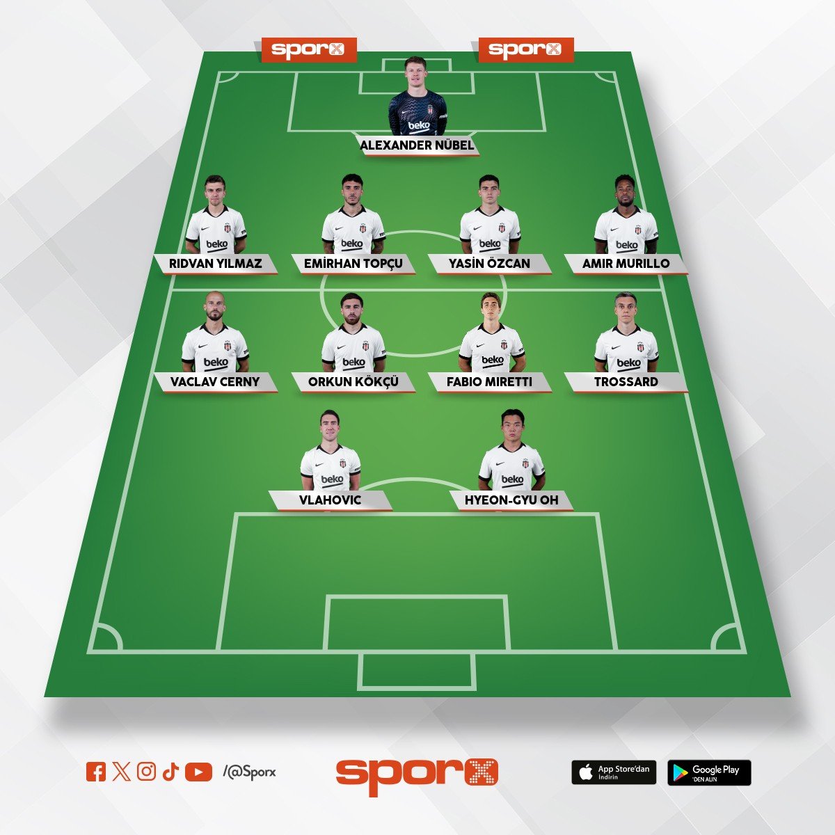 BJK kadro �LK 11