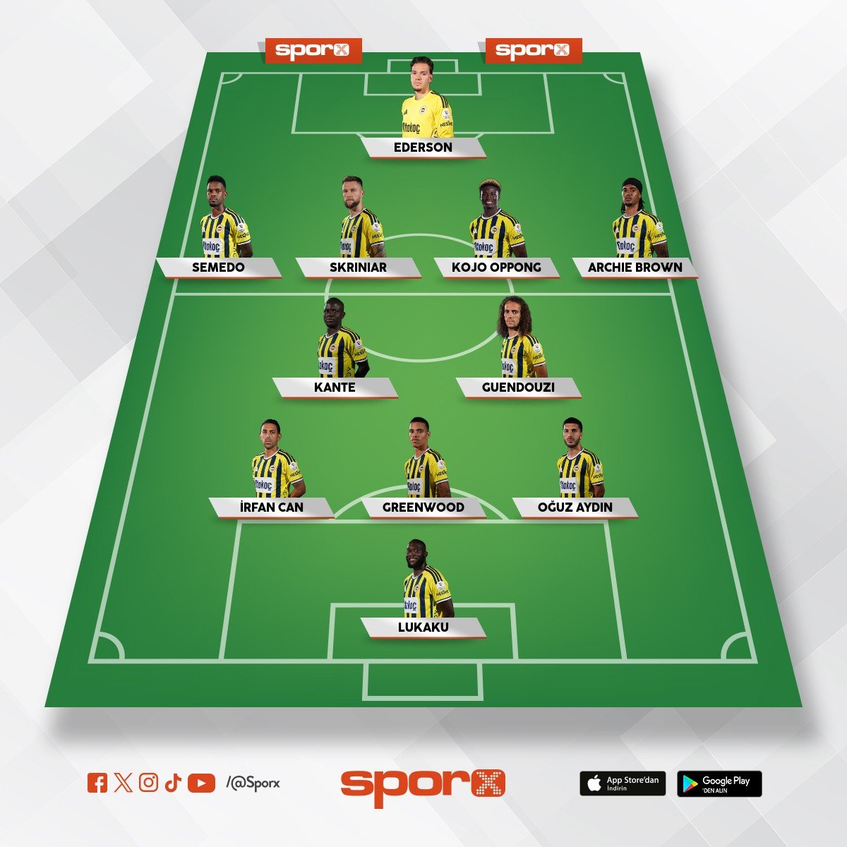 Galatasaray ma�� kadrosu budur 