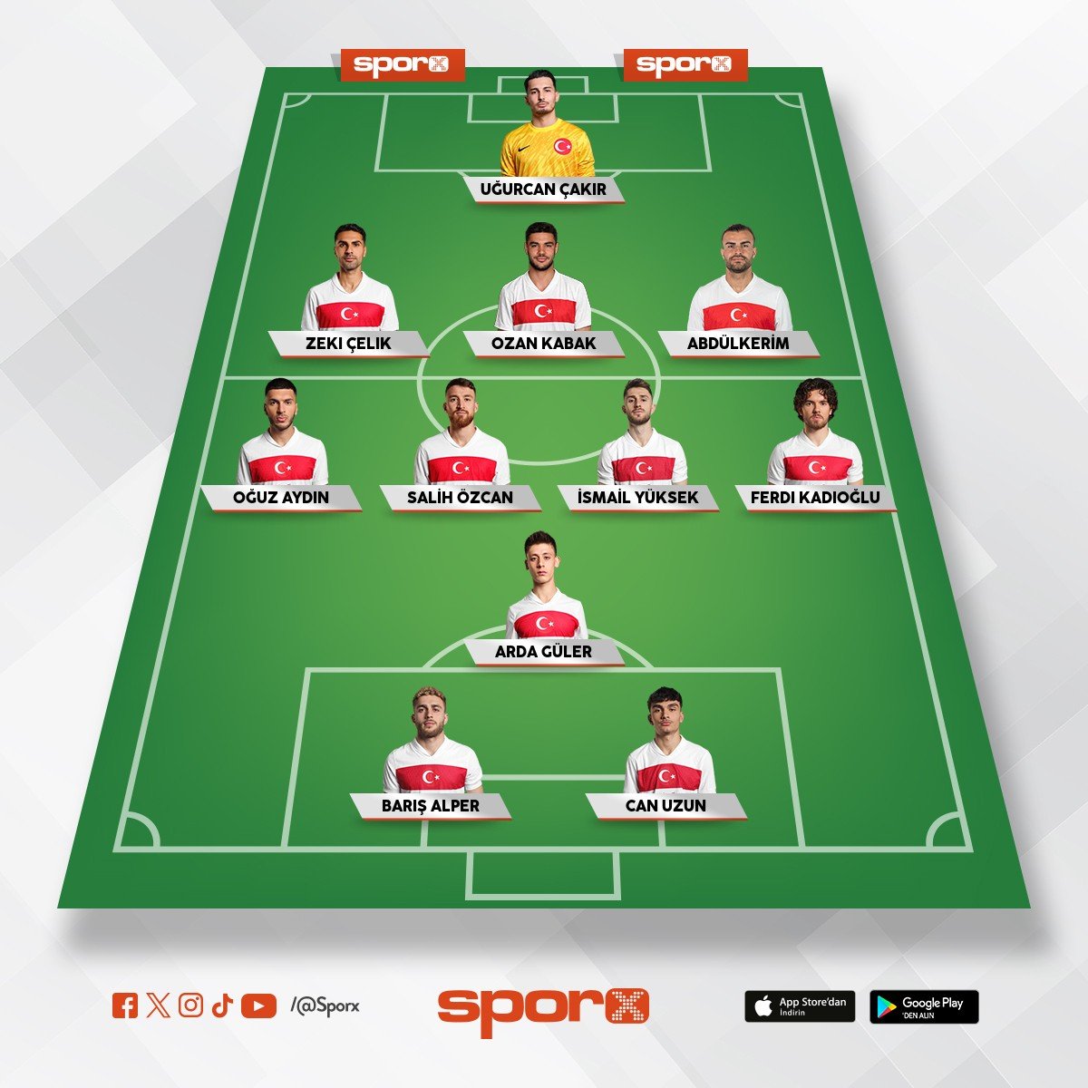 A milli tak�m ideal 11