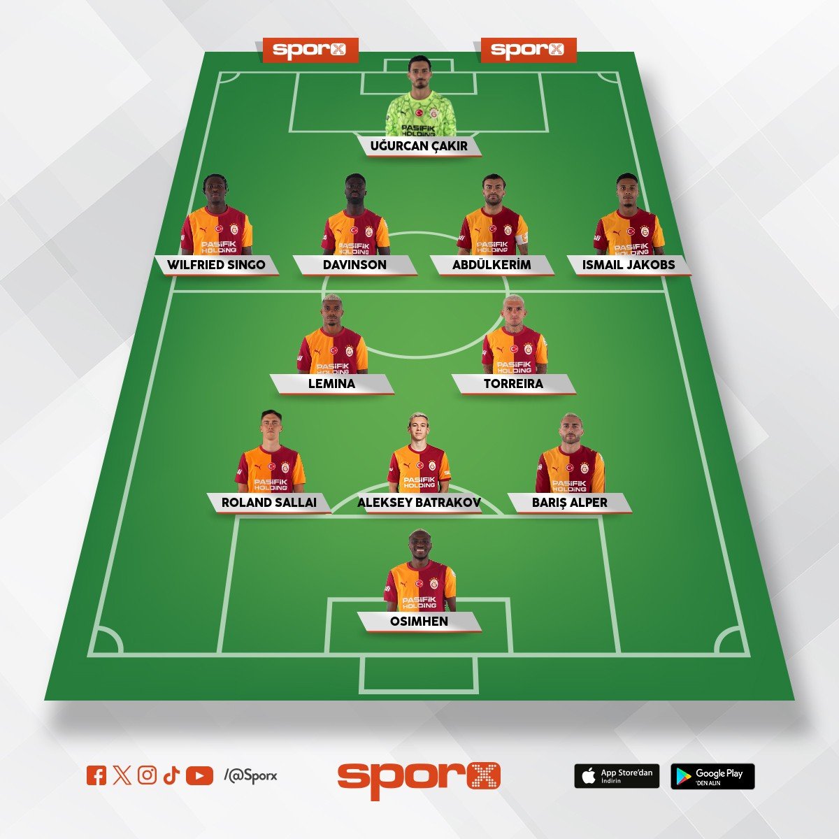 Fener ma�� ilk 11�i